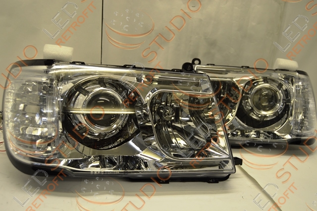 Биксеноновые фары Toyota Land Cruiser 100 98 -